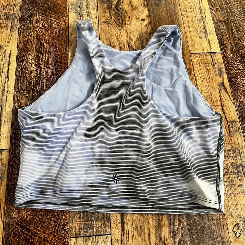 Athleta Womens Tank Top Conscious Crop Sports Bra Top Tie Dye Athletic Medium - Picture 4 of 5